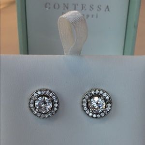 CONTESSA Di Capri Sterling Silver Earrings